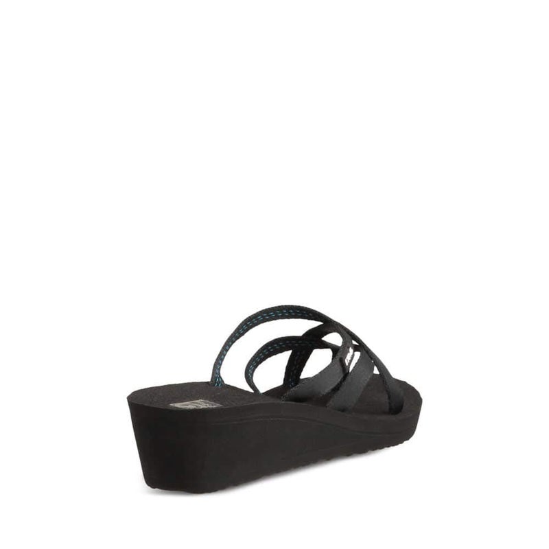Teva Women's W Mush Mandalyn Wedge Ola 2 Flip-Flop, Black, 9 M US - Image 4